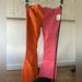 Free People Pants & Jumpsuits | Free People Flare | Color: Orange/Pink | Size: 27