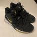 Nike Shoes | Nike Kyrie 5 Metallic Gold And Black Basketball Shoes Youth 4.5 | Color: Black/Gold | Size: 4.5b