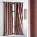 Anthropologie Accents | Anthropologie Velvet Louise Curtains Mauve 96” 2 Panels | Color: Pink | Size: 96”