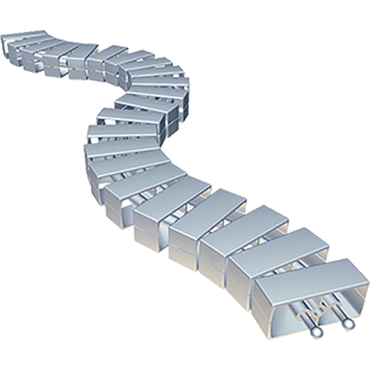 BACHMANN Kabelschlange Cube, silber Image