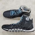 Adidas Shoes | Adidas D Rose Sneakers Men's Size 11 Black High Top Basketball Mesh Perforated | Color: Black | Size: 11