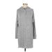 Iris and Lily Casual Dress - Sweater Dress: Gray Marled Dresses - Women's Size Small