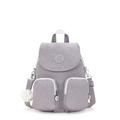 Kipling Female Firefly UP Small Backpack (Convertible to shoulderbag), Grey, One Size