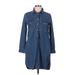 Gap Casual Dress - Shirtdress: Blue Dresses - Women's Size Medium