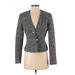 Calvin Klein Blazer Jacket: Short Gray Jackets & Outerwear - Women's Size 2