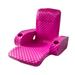 TRC Recreation Folding Baja Chair Swimming Pool Float Armchair Plastic in Pink | 26 H x 31 W x 27.5 D in | Wayfair 6372135