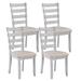 August Grove® Bozell Dining Chair Wood/Upholstered/Fabric in Gray | 38.6 H x 17.5 W x 21.1 D in | Wayfair 6D93B9964DDA4B1C91AFB4A782B941FD