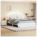 Latitude Run® Breaun Queen Upholstered Storage Bed Upholstered in White | 41.9 H x 62.2 W x 83.5 D in | Wayfair 46D1ABFBAF704533901D380178EE8272