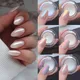 Poudre Chromée Vanille pour Nail Art N64.French Perle Blanche Clair de Lune Pigment de