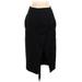 Stella McCartney Casual Skirt: Black Solid Bottoms - Women's Size 34