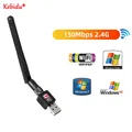 Adattatore Wifi USB Antenna 150Mbps 2.4 ghz USB 802.11n/g/b Ethernet Wi-fi dongle RTL8188 Scheda di rete wireless per PC Windows