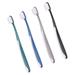 Disposable Toothbrush Adult Soft Tooth for Adults PP Silicone Fur Recyclable Aldult Travel 4 Pcs