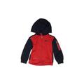 Nike Fleece Jacket: Red Solid Jackets & Outerwear - Size 18 Month