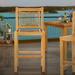 Teak Wood Maldives Outdoor Patio Barstool