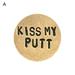 Alloy Golf Markers Funny Words Mini Good Toughness Golf Hat Marker Position Mark Sign for Golf Court (Count: 1 or 5)