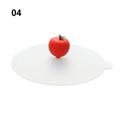 New Tea Coffee Lids Seal Reusable Dustproof Leakproof Suction Cup Cover Silicone Cup Cover 4