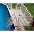 VinylWorks 5 x 10 Resin Above Ground Swimming Pool Deck Kit Taupe