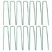 Stakes Garden Staples Landscapeu Pegs Ground Lawn Shaped Tent Spikes Fabric Metal Stake Weed Yard Staple Gardening