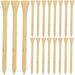 50Pcs Reusable Golf Ball Tees Bamboo Golf Spikes Replaceable Golf Tees Golf Accessory