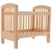 Mini Crib Wood Baby Toys Doll Gear Arts and Crafts Supplies for Kids Wooden Bed Child