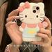 Sanrio Kittys Melody Kuromi Kawaii Phone Case for Iphone 14 13 12 11 Pro Max Hawaii Series Shockproof Silicone Protective Cover