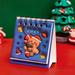 YEAHOO 2024 Cartoon Three-dimensional Painting Christmas Calendar Creative Tabletop Decoration Calendar Christmas Gift Mini Desk Calendar(Christmas Gifts)