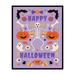 Poster Master Happy Halloween Poster - Skeleton Print - Holiday Art - All Hallows Day Art - Pumpkin Art - Gift for Men & Women - Fun Gothic Decor for Living Room or Bedroom - 8x10 UNFRAMED Wall Art