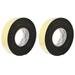 2 Rolls Black Foams Single-sided Tapes Soundproofing EVA Sponge Sealing Tape