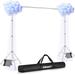 Emart Backdrop Stand 10x7ft Adjustable Backdrop Stand for Paties Photography Photo Backdrop Stand Background Support Stand-Silver