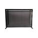 Pillars Customs Large Fireplace Screen Custom Windowpane Design Made in USA (38 W x 23 H)