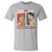 Men's 500 Level Heather Gray WrestleMania Hulk Hogan Vs. Andre The Giant T-Shirt