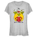 Women's Mad Engine Heather Gray Dr. Seuss Grinch - You're A Mean One Graphic T-Shirt