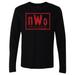 Men's 500 Level Black nWo Red Logo Long Sleeve T-Shirt