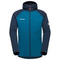 Mammut - Aconcagua Midlayer Hooded Jacket - Fleecejacke Gr XL blau