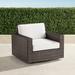 Palermo Swivel Lounge Chair in Bronze Finish - Rain Resort Stripe Sand, Standard - Frontgate