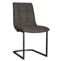 Carlton Additions Grey Faux Leather Dining Chair (Sold in Pairs)