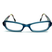 Coach Accessories | Coach Eyeglasses Frames Hc 6010 Quinn 5028 Blue Rectangle 48-16-135 H9882 | Color: Blue/Red/Tan | Size: Os