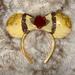 Disney Accessories | Disney Beauty And The Beast Rose Minnie Ears | Color: Red/Yellow | Size: Os