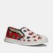 Coach Shoes | Coach Parkside Tea Rose Floral Slip-On Size 9 | Color: Red/White | Size: 9