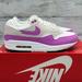 Nike Shoes | Nike Women's Air Max 1 Shoes Fuchsia Dream Size 9 White Pink New | Color: Pink/White | Size: 9
