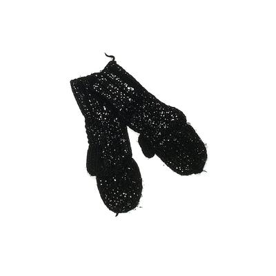 Old Navy Mittens: Black Accessories - Kids Girl's Size Small