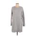 Athleta Active Dress - Shift: Gray Solid Activewear - Women's Size Medium