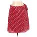 Madewell Casual Skirt: Red Polka Dots Bottoms - Women's Size 2