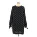 H&M Casual Dress: Black Stars Dresses - Women's Size 8