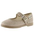 victoria Damen Mary Jane 1080114-WOMEN Mary Jane GOUNG FU Canvas & Schnalle Platino 37