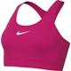 Nike Damen Sport-BH W Nk Swsh Med SPT Bra, Fireberry/White, DX6821-615, S