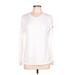 New Balance Active T-Shirt: White Activewear - Women's Size Large