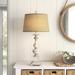 Beachcrest Home™ Chilhowie 31" Off-White Table Lamp Plastic in White/Brown | 31 H x 15 W x 15 D in | Wayfair CF9E5889EA7E44048352D1484FF12A8C