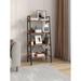 17 Stories Cissiee 23.62" W Bookcase in Brown | 50.39 H x 23.62 W x 13.58 D in | Wayfair 7147D8675F9542418AEE3CA7A7013AA8