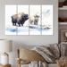 Union Rustic Domestic Yak II On Canvas 4 Pieces Print in Gray/White | Wayfair 81EB330556944873B3F3F2D2465207EE